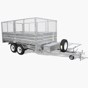 12X7 plana/<span class=keywords><strong>MESA</strong></span> de volquete hidráulico remolque eléctrico <span class=keywords><strong>Freno</strong></span> de galvanizado ATM 3500KGS - Product Image 2