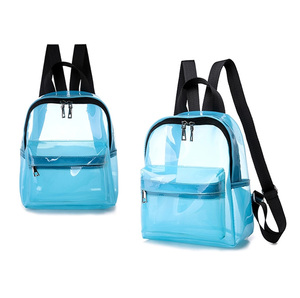 Cổ điển nhỏ xem qua PVC bagpack của phụ nữ <span class=keywords><strong>mini</strong></span> rõ ràng Ba lô - Product Image 5