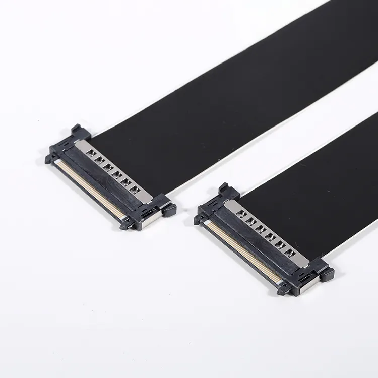 Kabel Datar Fleksibel 0.5 Pitch 51 Pin FFC Kualitas Tinggi untuk Kamera dan Printer