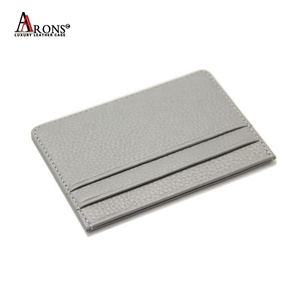 titular de la <span class=keywords><strong>tarjeta</strong></span> de identificación de la venta caliente Real correa de cuero de la <span class=keywords><strong>tarjeta</strong></span> de identificación de la cubierta - Product Image 5