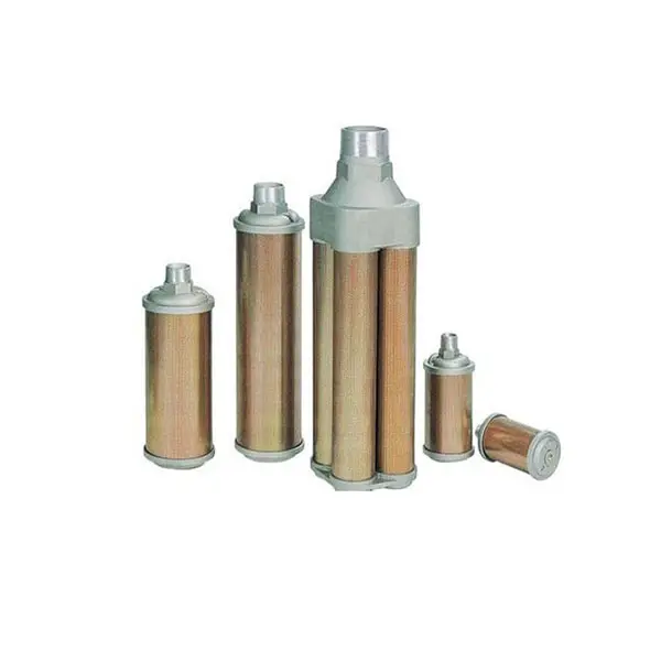 Schraube Luft kompressor Druckluft filter Auspuff Schall dämpfer Schall dämpfer