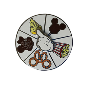Crème glacée <span class=keywords><strong>Popcorn</strong></span> Personnalisées En Métal Doux Émail Food Party Jeu Spinner Ronde Revers Broches Badges - Product Image 1