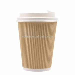 エスプレッソ紙コップ、ふた付き使い捨てコーヒーカップ
