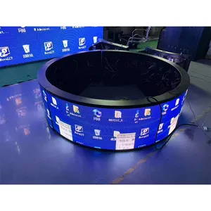 Panneau cylindrique de panneau vidéo Led P2.5, panneau ondulé, Flexible, pour la publicité à l'intérieur, module souple