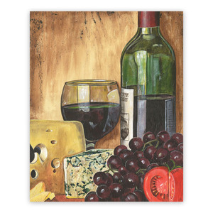Vendite calde dipinte a mano famosa bottiglia di vino realistica pittura a olio di natura morta