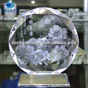 2019 Nouvelles Idées de Produits Personnalisé Cristal Artisanat 3D Laser Cristal Personnalisé Cadeaux De Promotion - Product Image 1