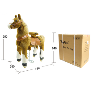 PonyCycle peluche ride on cavallo pony di divertimento per bambini e adulti - Product Image 5