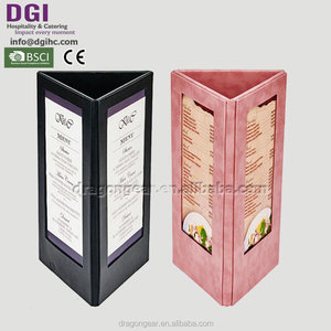2019 plus populaire <span class=keywords><strong>restaurant</strong></span> menu LED lumière couvercle de barre de support de menu de table prix de gros - Product Image 1