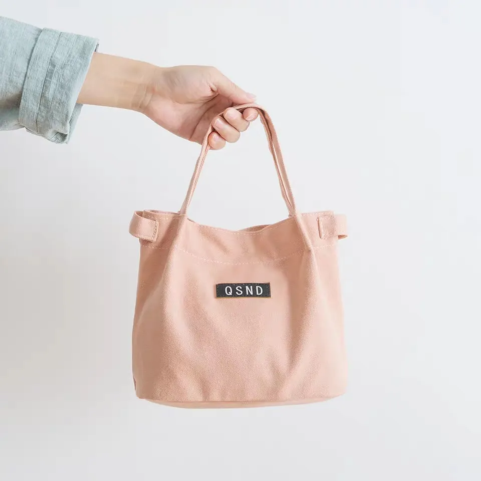 Bolsa de lona feminina, nova bolsa de ombro para compras