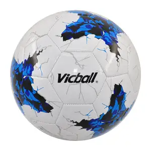 Mesin Jahit Warna-warni Murah 32 Panel Pu Pvc Ukuran 5 Desain Baru Cetakan Kustom Bola Sepak Bola Busa