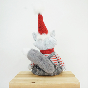 De Navidad de peluche de felpa muñecas de tela de peluche de animal de <span class=keywords><strong>préstamo</strong></span> fox par juguete de decoración de Navidad - Product Image 3