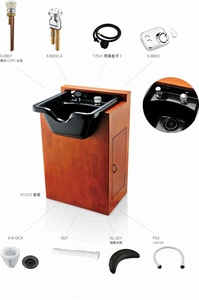 Al por mayor hairwashing lavabo tazón champú al por mayor lavabos salón <span class=keywords><strong>base</strong></span> de madera XT-212 - Product Image 5