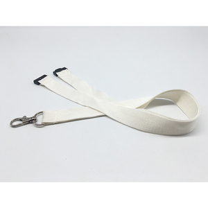 Off White Plain Original ECO Friendly Bamboo Lanyards Separadores de seguridad - Product Image 3
