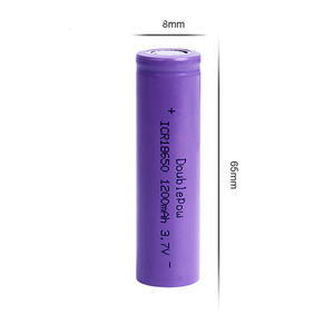 Hohe qualität lithium-akku 3,7 v 1200 mah li ionen 18650 batterie groß - Product Image 3