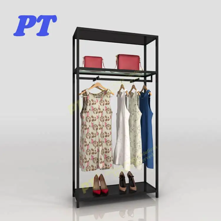 New Model Retail Zara Store Racks Mirror Clothing Boutique Display