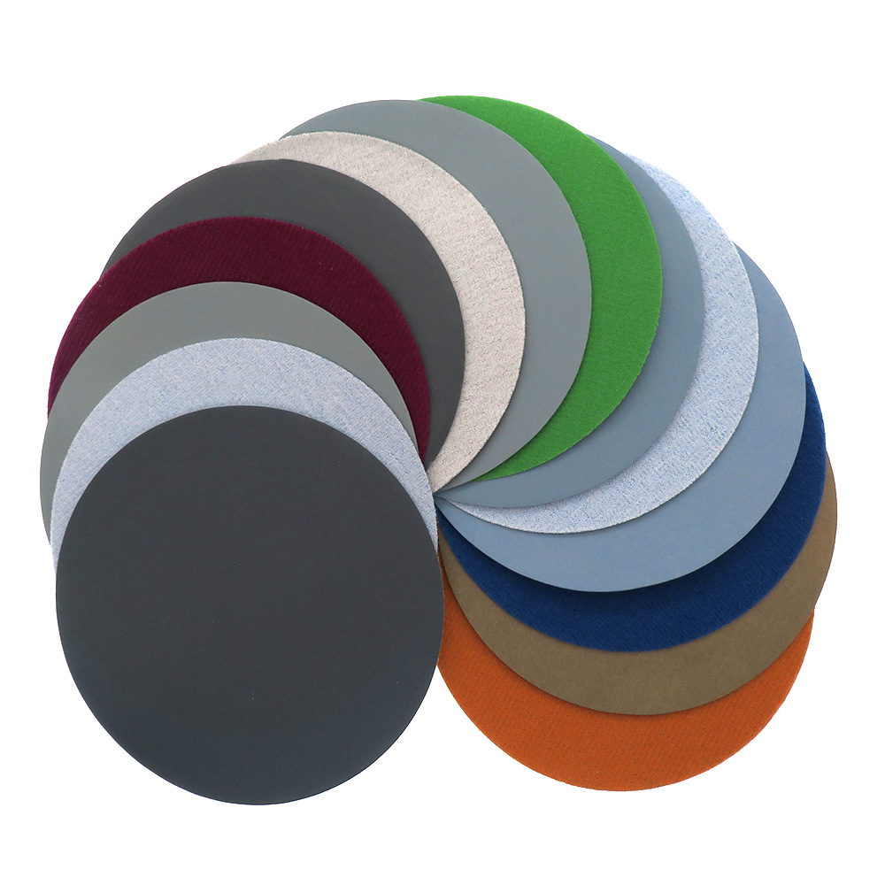 6 дюймов 150 мм крюк и петля Влажная и сухая Водонепроницаемая Карбид Кремния Шлифовальные Диски наждачная бумага для полировки шлифовальные круги