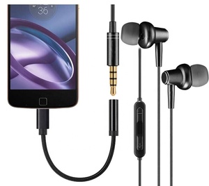Adaptador de Audio USB Tipo <span class=keywords><strong>C</strong></span> a Conector Jack de 3.5mm, Cable Adaptador Auxiliar para Teléfono Android con USB Tipo <span class=keywords><strong>C</strong></span>, Fábrica de Dongguan - Product Image 5