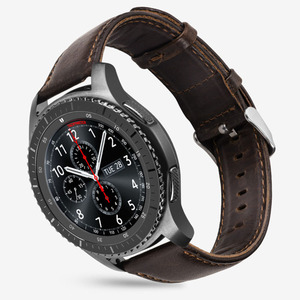 <span class=keywords><strong>Correa</strong></span> de <span class=keywords><strong>cuero</strong></span> genuino de alta calidad para reloj samsung <span class=keywords><strong>galaxy</strong></span>, banda compatible con reloj de <span class=keywords><strong>46mm</strong></span> - Product Image 3