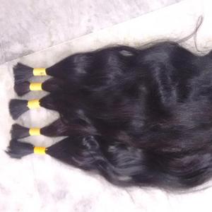 100% cheveux humains indiens sans processus chimique meilleures couleurs de texture lâche vague profonde et Styles de boucles italiennes cheveux de tressage de qualité - Product Image 1