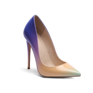 <span class=keywords><strong>2022</strong></span> de moda MOQ 5 pares punta degradado claro tacones resbalón en el vestido de las mujeres zapatos - Product Image 2