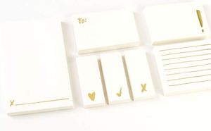 Delle donne Sticky <span class=keywords><strong>Note</strong></span> Set, <span class=keywords><strong>8</strong></span> pacco con 3 Formati e 100 Fogli di Ogni - Product Image 3