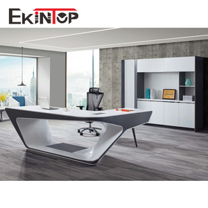 Ekintop Furnitur Kantor Desain Meja Kayu - Product Image 4
