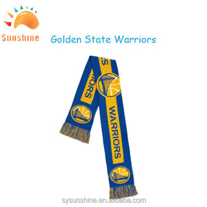 Estado de Oro bufanda de punto de baloncesto de doble cara <span class=keywords><strong>nuevos</strong></span> guerreros estilo nuevo - Product Image 6