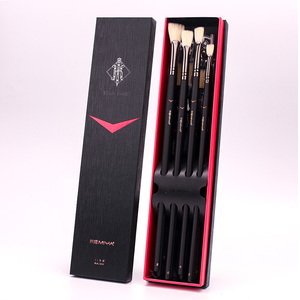 MIYA Set di 11 <span class=keywords><strong>Pennelli</strong></span> Professionali Black Knight <span class=keywords><strong>per</strong></span> Pittura Acrilica e <span class=keywords><strong>Acquerello</strong></span> - Product Image 3