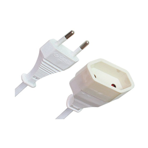 <span class=keywords><strong>EU</strong></span> Euro Européen VDE CE Approuvé 2 Broches Rallonge Electrique Fil Mâle à Femelle Prise de courant AC cordon d'alimentation - Product Image 2