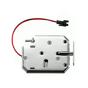 Dc 12V 2A Elektrische Controle Lock Elektromagnetische Kast Lade Sloten Met Detectie Schakelaar Deur Hardware