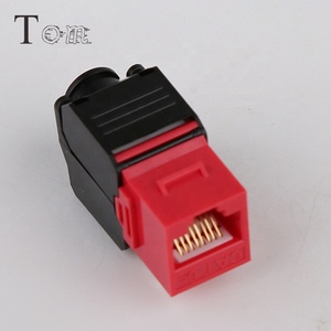 คุณภาพสูง<span class=keywords><strong>RJ45</strong></span> <span class=keywords><strong>CAT6</strong></span>/Cat6A UTPไม่มีแจ็คKeystone,ไม่มีUTP Cat6A Keystoneแจ็ค - Product Image 3