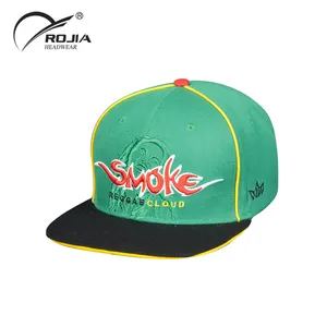 Customize 레게 music 자 수 logo snapback 캡 와 flex fit