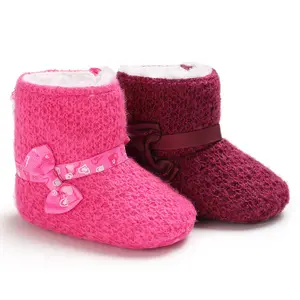 Hao Baby Winter Girl Baby 0-1 Years Old Soft Bottom Non-Slip Infant Shoes Toddler Honaby TodWarm Ber Shodley Shoes Girl