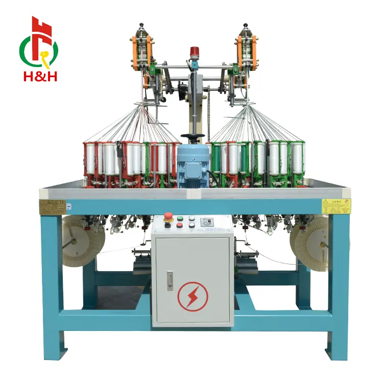 Henghui उच्च गति पाइपिंग कॉर्ड/पाइपिंग टेप ब्रेडिंग मशीन/बनाने की मशीन