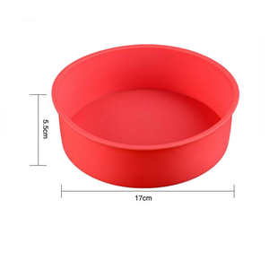 Moule rond en Silicone de 6 pouces, ustensiles de cuisine, pour gâteau rond, Desserts à faire soi-même, pâtisserie, poêle à pâtisserie, pour <span class=keywords><strong>anniversaire</strong></span> - Product Image 2