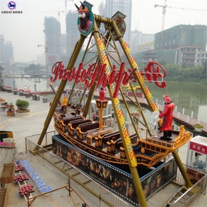 Popular parque de atracciones máquina de juegos de la familia paseos swing Barco Pirata barco vikingo para venta - Product Image 2