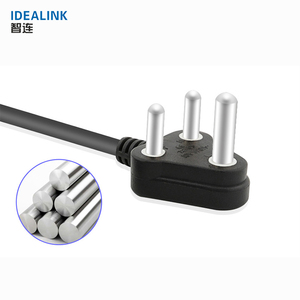 Hecho en China económico 16A 250 V cable eléctrico 3 pin Sur África cable <span class=keywords><strong>de</strong></span> alimentación para computadora - Product Image 4