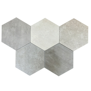 Intérieur gris d'hexagone en céramique carreaux de sol - Product Image 5