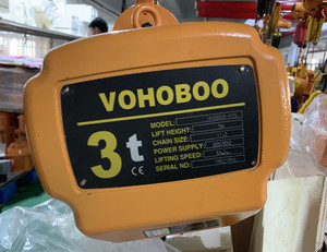 VOHOBOO marca 3 toneladas cadena eléctrica polea bloque polipasto nueva condición Material metálico - Product Image 4