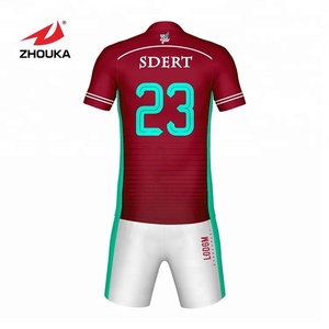 2019 fashion soccer jersey customize team or club printing team name and player name - Product Image 2
