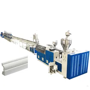 Single-screw Plastic PS Skirting Board Extrusion Line Making Machine