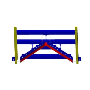 Return Conveyor Plough with Reinforced Steel Frame Belt Plow Diverter for Material Cleaning on Non-working Return Belt Surface