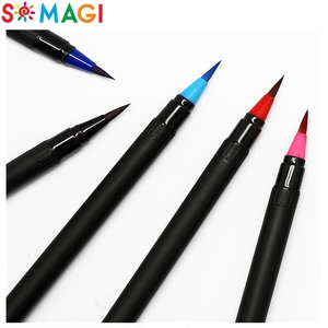 Venta caliente no tóxica seguridad Escuela de papelería lista de artículos cepillo marcador pluma precio dibujo suave para niños - Product Image 6