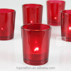 <span class=keywords><strong>Pas</strong></span> <span class=keywords><strong>cher</strong></span> <span class=keywords><strong>Petit</strong></span> Impression Verre Thé Lumière Bougie Titulaire Rouge <span class=keywords><strong>Bougeoir</strong></span> - Product Image 1