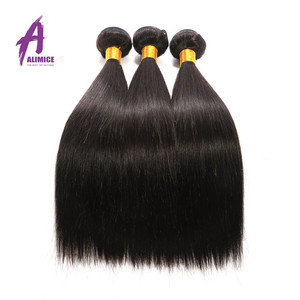 Longue durée Non Transformés Soie Droite Birmane Coudre en armure gros cheveux brésiliens - Product Image 3
