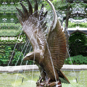 Jardín al aire libre grande <span class=keywords><strong>de</strong></span> metal latón águila <span class=keywords><strong>de</strong></span> bronce <span class=keywords><strong>fuente</strong></span> escultura - Product Image 2