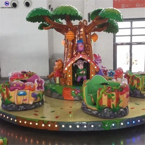 Famille <span class=keywords><strong>parc</strong></span> d'attractions manèges forêt style rotatif tasse pour vente - Product Image 1