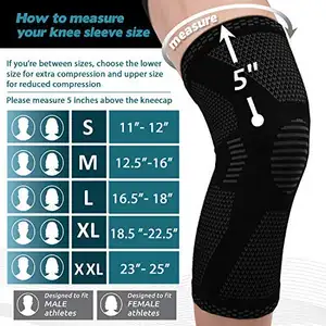 Brace Compressione del Ginocchio Manica brace Per Lo Sport Knee brace 2020 vendita calda gomito e ginocchio pastiglie