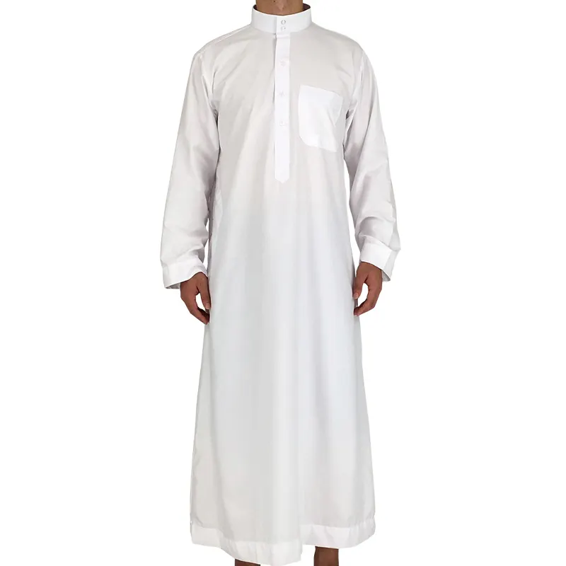 Islam White Thobe Qamis, размеры 52-58, Мужская одежда для Абайи