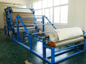 Hiệu quả cao điện bán tự động dọc Net vành đai vải Máy cán cho hàng dệt may gỗ phim carton tùy chọn - Product Image 2